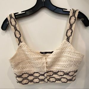 Zara Knit Crop Top